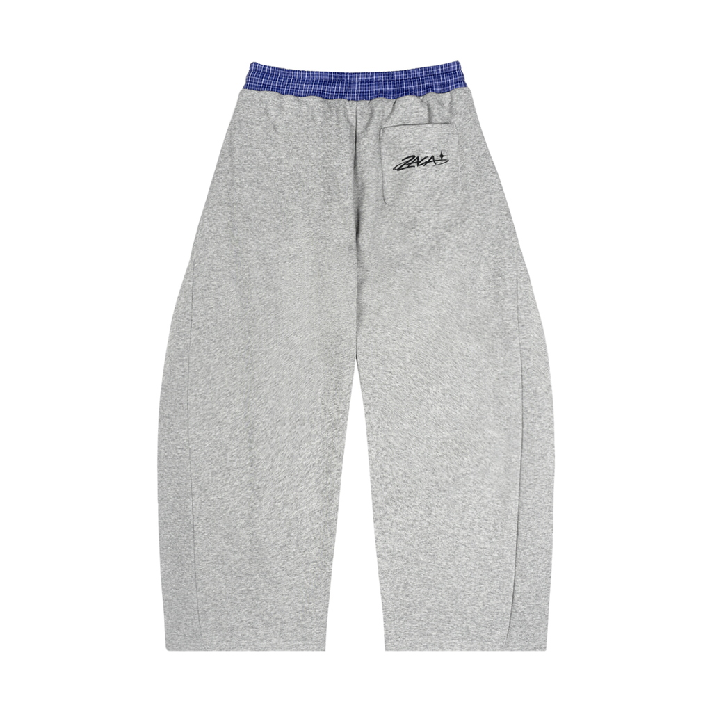 ZACA Plaid Barrel Sweats