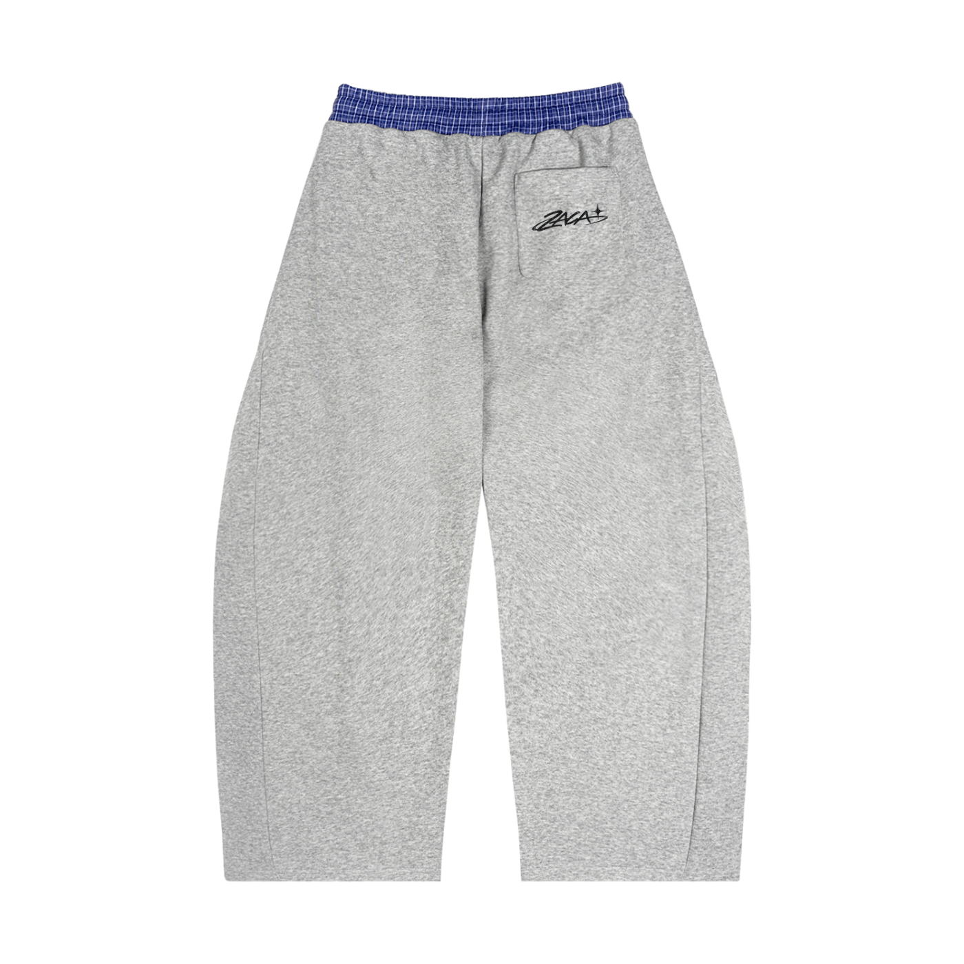 ZACA Plaid Barrel Sweats