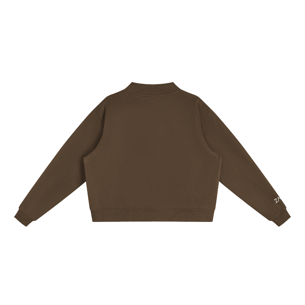 ZACA Core Cropped Mockneck
