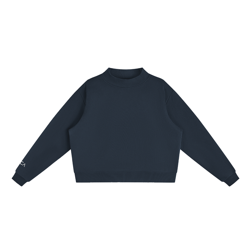 ZACA Core Cropped Mockneck