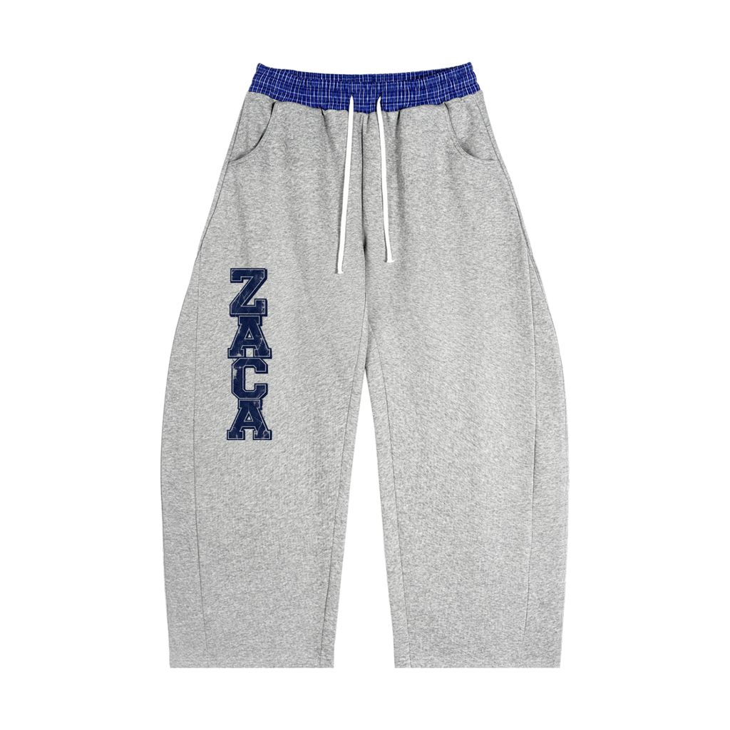 ZACA Plaid Barrel Sweats