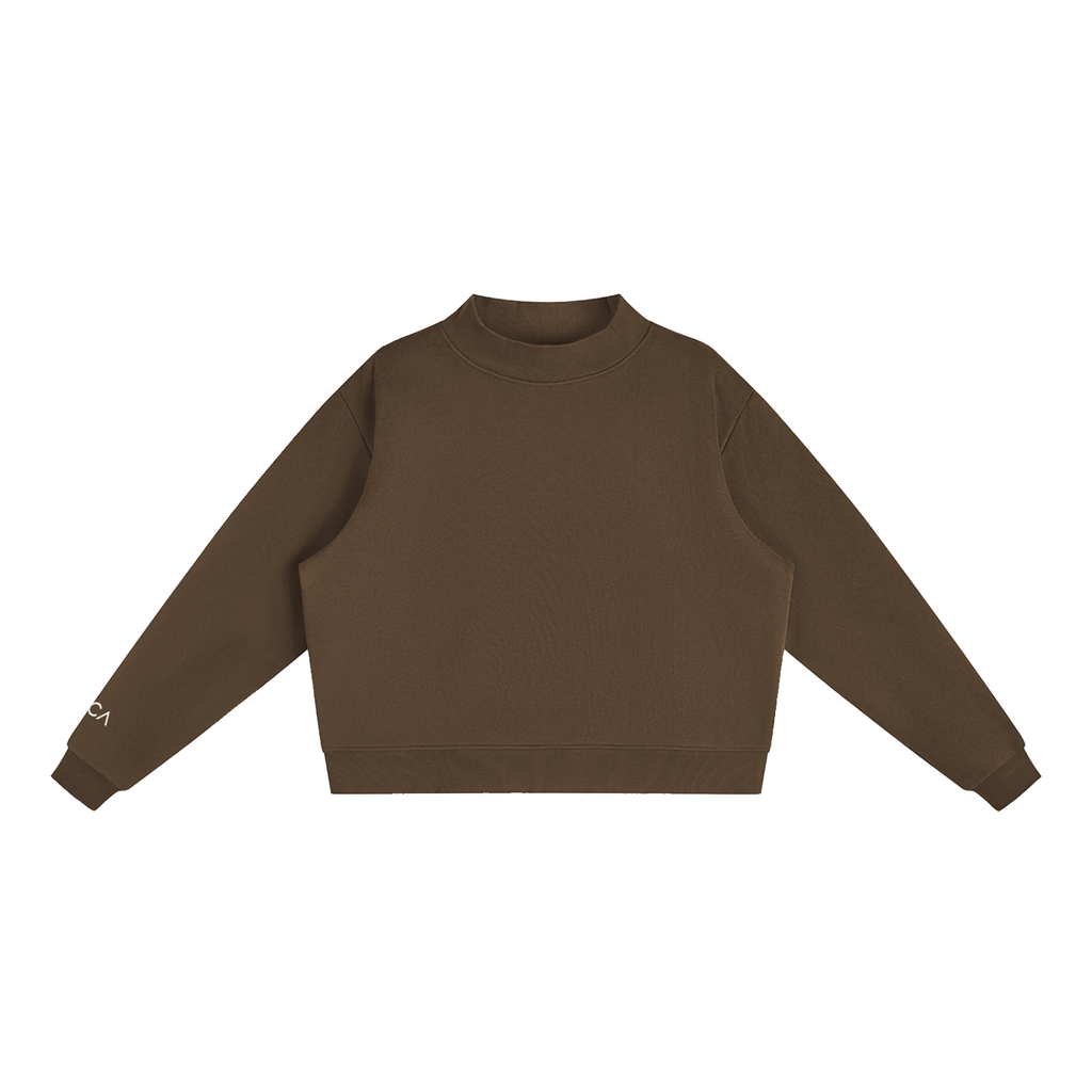 ZACA Core Cropped Mockneck